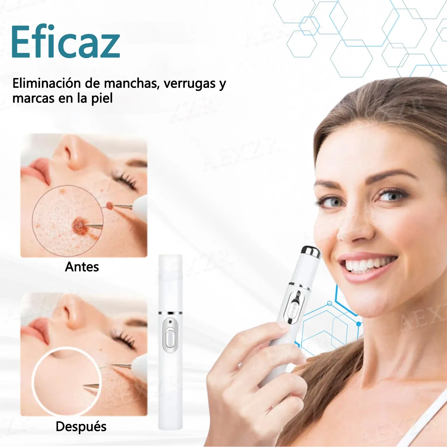 Blue Light Acne Eliminare Pen Tehnologie Neagră Instrument Non-Invaziv Laser Mole Pen Freezing Point Beauty Instrument Spot Pen Magic Instrument